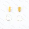 20 Double Block Light Wood and Brass 7mm AERONAUT 522307