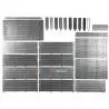 Kit de ridelles pour semi-remorque plateau 3 essieux v3 1/14 - Carson 500907649