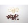 20 Poulies Doubles en plastique 10mm / laiton 0.4mm AERONAUT 522360