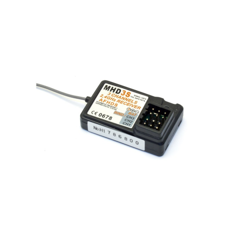 Radiocommande 3 Voies à volant MHD3S 2,4 GHz avec récepteur - Scientific MHD Z01003