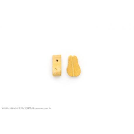 10 Poulies Violon en bois clair 12mm AERONAUT 524404