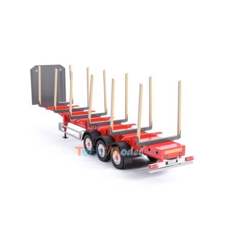 Semi-remorque à ranchers à 3 essieux 1/14 - Carson 500907629