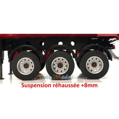 Semi-remorque à ranchers à 3 essieux 1/14 - Carson 500907629
