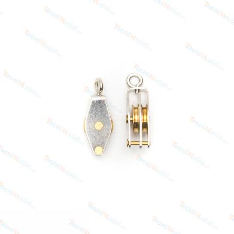 1 poulie a 2 réas 3x9x5mm