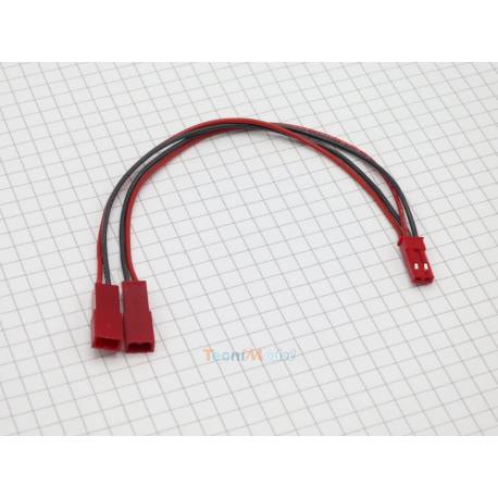 1 Cordon Y connecteurs BEC câble silicone - Servonaut BECY