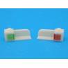 2 Support feux de position 1bâbord/1tribord 12x17x35mm en résine blanche