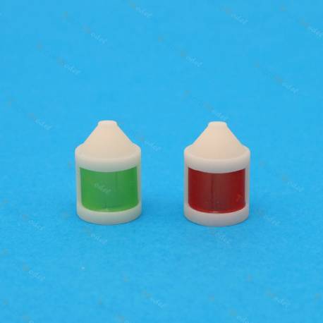 2 position lights 1 port/1 starboard 13x19mm in white resin