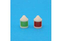 2 position lights 1 port/1 starboard 5x11mm in white resin