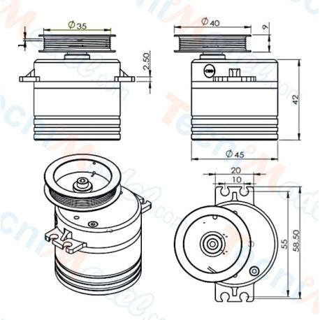 Robbe FSW 220 Sail Servo 22Kg.cm