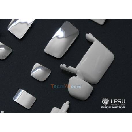 Ensemble de rétroviseurs maquette pour Scania R Tamiya 1/14 - Lesu S-1245