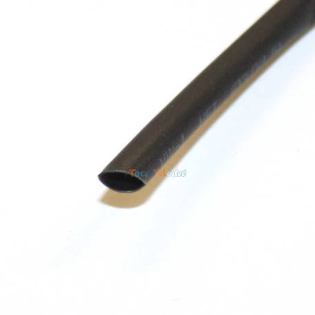 Gaine thermoretractable 1.2mm (noir) longueur 1m