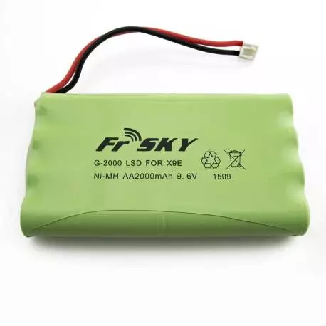 Accu Nimh 9.6v 2000mAh pour émetteur X9E FRSKY