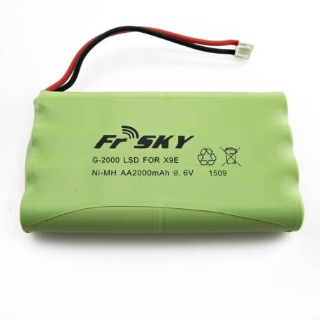 Nimh battery 9.6v 2000mAh for X9E transmitter FRSKY