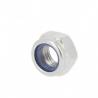 Sachet de 25 écrous NYLSTOP M2.5 Z.BLANC DIN 985