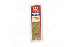 10 poulies simples Ø6mm en laiton à assembler AMATI 4856/06
