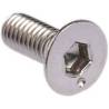 25 Vis TFHC M3X10 ACIER 10.9 Zingué blanc EF DIN 7992