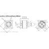 Brushless motor Ø28mm actro-n 28-4-880 Aero-Naut 7003/04