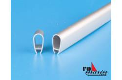 Aluminum mast profile 9x19x1700mm for RC Sailboat