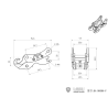 Coupleur rapide hydraulique pour pelleteuse RC LESU ET35 - LESU BA-B0006-F