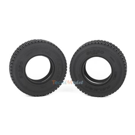 2 Pneus FALKEN 1.7" BI850 de largeur standard 1/14 pour camion RC - RC4WD Z-T0218