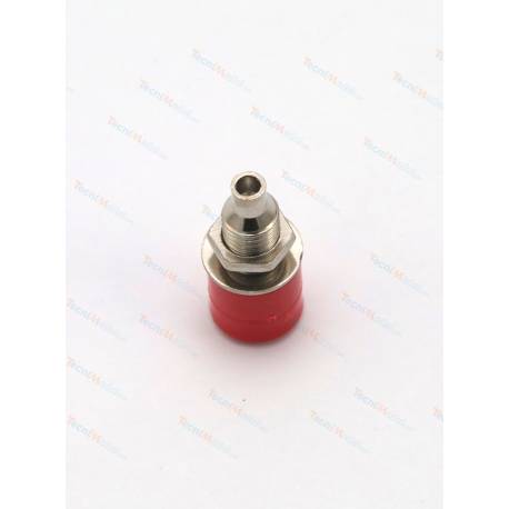 4 Connecteurs femelle Ø4mm ROUGE pour fiche "banane" Robbe 40036