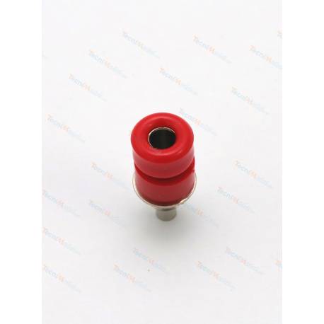 4 Connecteurs femelle Ø4mm ROUGE pour fiche "banane" Robbe 40036