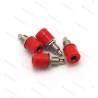 4 Connecteurs femelle Ø4mm ROUGE pour fiche "banane" Robbe 40036