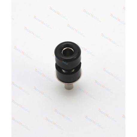 4 Connecteurs femelle Ø4mm NOIR pour fiche "banane" Robbe 40037