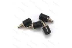 4 Connecteurs femelle Ø4mm NOIR pour fiche "banane" Robbe 40037