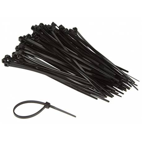 Colliers nylon noir par 100pcs dimension 100mm x 1,8mm