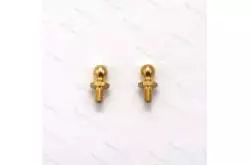 2 rotules laiton Ø5mm M3