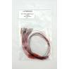 9 Leds blanches Ø3mm câblées 7,2V forte luminosité pour rampes de feux de Mercedes Actros 3363 et Scania 770 S Tamiya 1/14