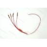 9 white LEDs Ø3mm wired 7.2v high brightness for light strips on Mercedes Actros 3363 and Scania 770 S Tamiya 1/14