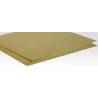 1 Brass plate 400mm x 200mm thickness 0.5mm
