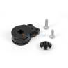 1 Black anodized aluminum servo saver for 25T servo - T2M T422585B