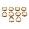 10 Portholes Brass Ø16/Ø12mm - AERONAUT 5760/36
