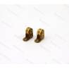 2 poulies factices à un réa Ø6mm sur support en laiton AMATI 4855/03