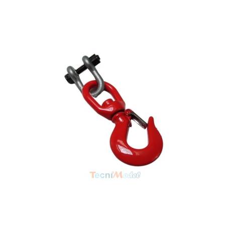 1 Crochet de levage pour grue RC avec verrou en métal 1/14 - Thicon Models 52033