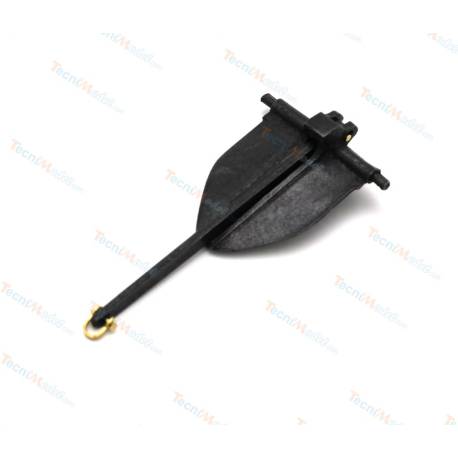 1 Ancre plate Danforth hauteur 60mm en métal AMATI 402660