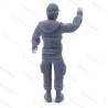 1 figurine Equipage de remorqueur qui salut 1/30
