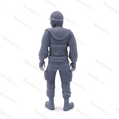 Equipage de remorqueur debout tête tournée 1/30