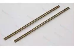 2 Echelles en laiton 3mm x 100mm AMATI 4970/03