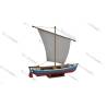 Canot à voile construction bois 1/35