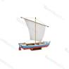 Canot à voile construction bois 1/35