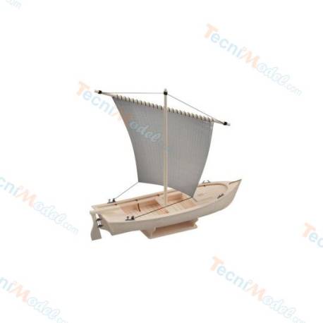 Canot à voile construction bois 1/35