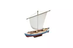 Wooden sailing dinghy 1/35