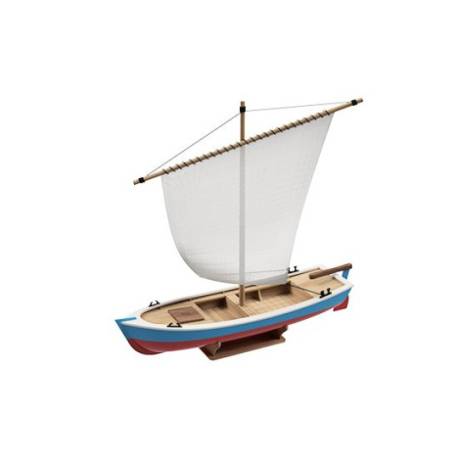 Canot à voile construction bois 1/35