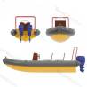 Zodiac type Semi-Rigid boat kit 1/50