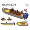 Bateau Semi-Rigide type Zodiac 1/50