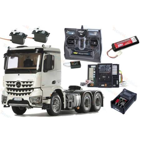 Pack Complet Mercedes Actros 1851 1/14 Tamiya avec module lumières et sons